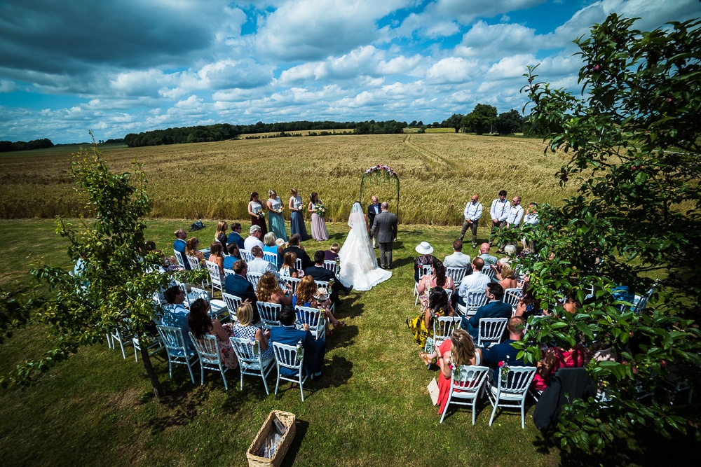 wedding in countryside