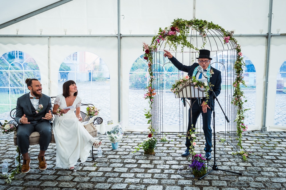 mariage fun au manoir de grande commune