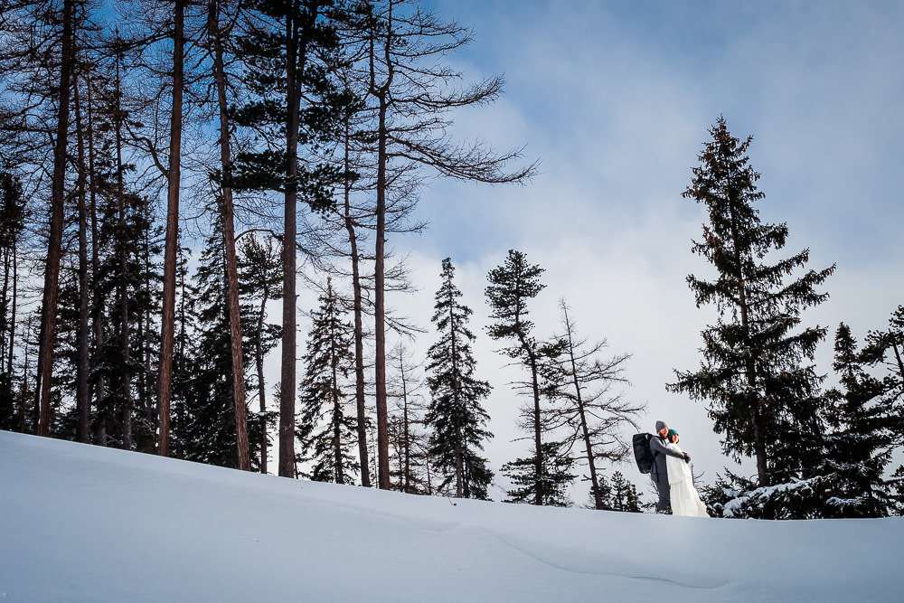 séance day after au ski - Photographe mariage paris Benjamin Brette