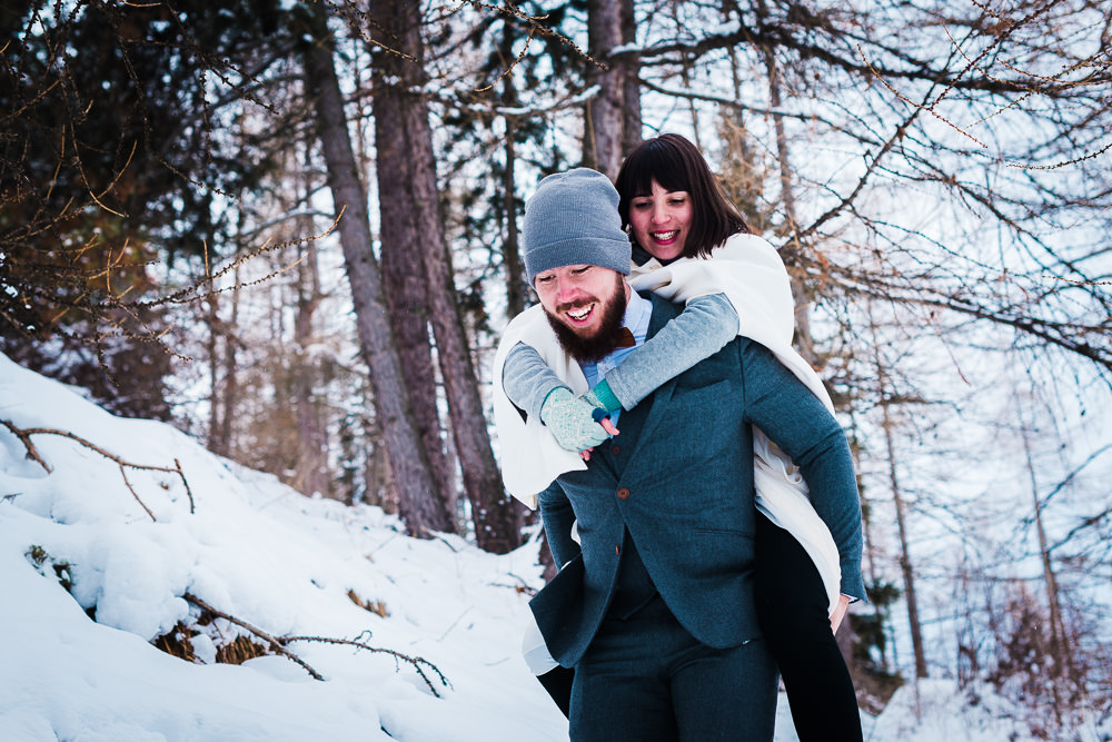 séance day after au ski - Photographe mariage paris Benjamin Brette