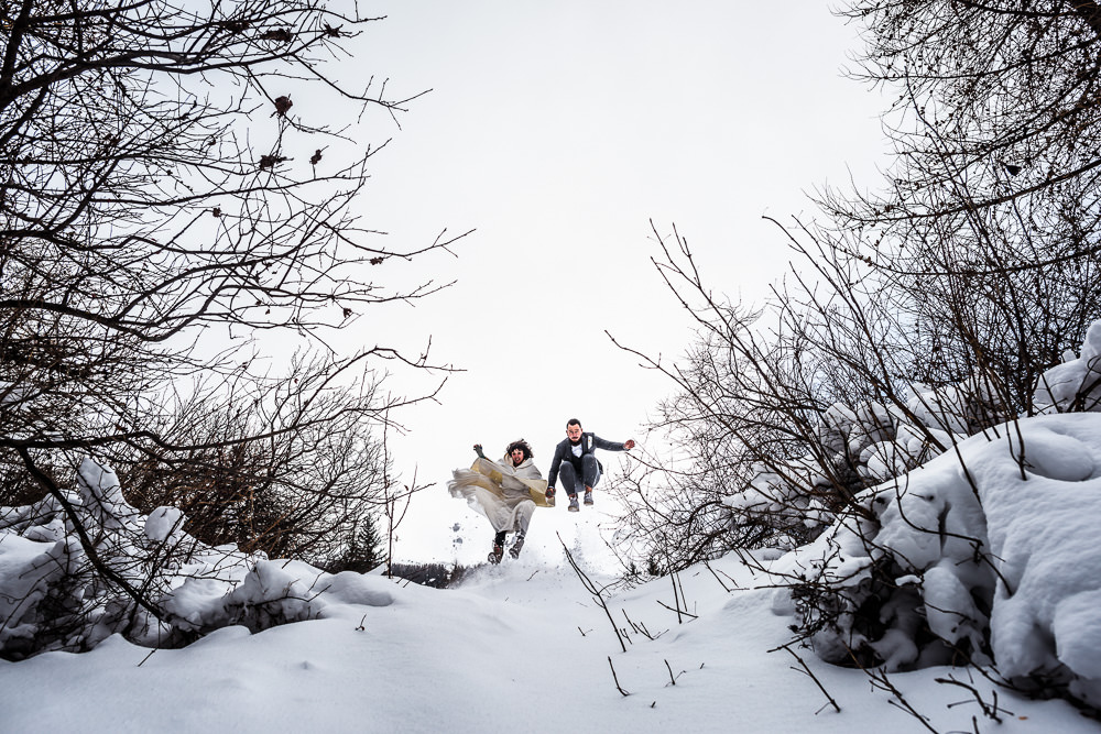 séance day after au ski - Photographe mariage paris Benjamin Brette