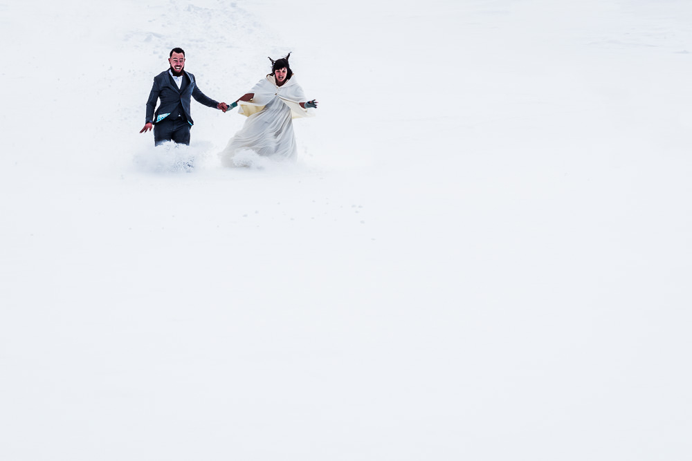 séance day after au ski - Photographe mariage paris Benjamin Brette