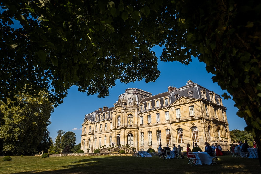 mariage au château de champlatreux