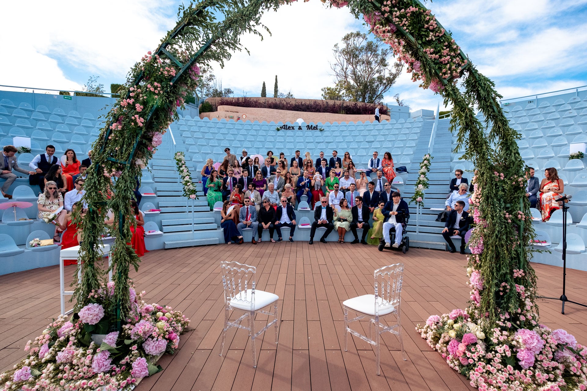 mariage au palais bulle