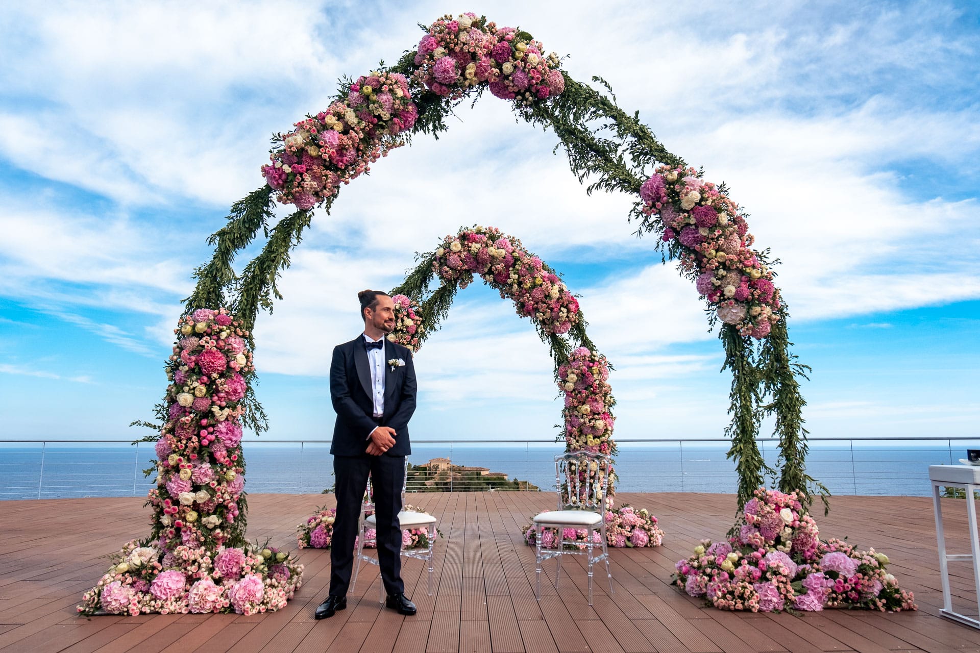 mariage au palais bulle