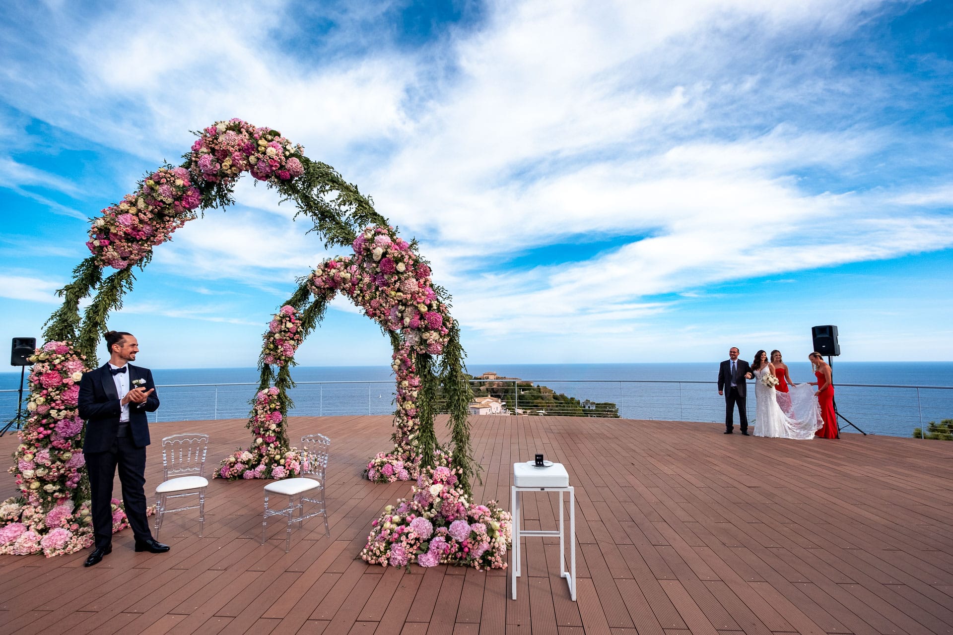 mariage au palais bulle