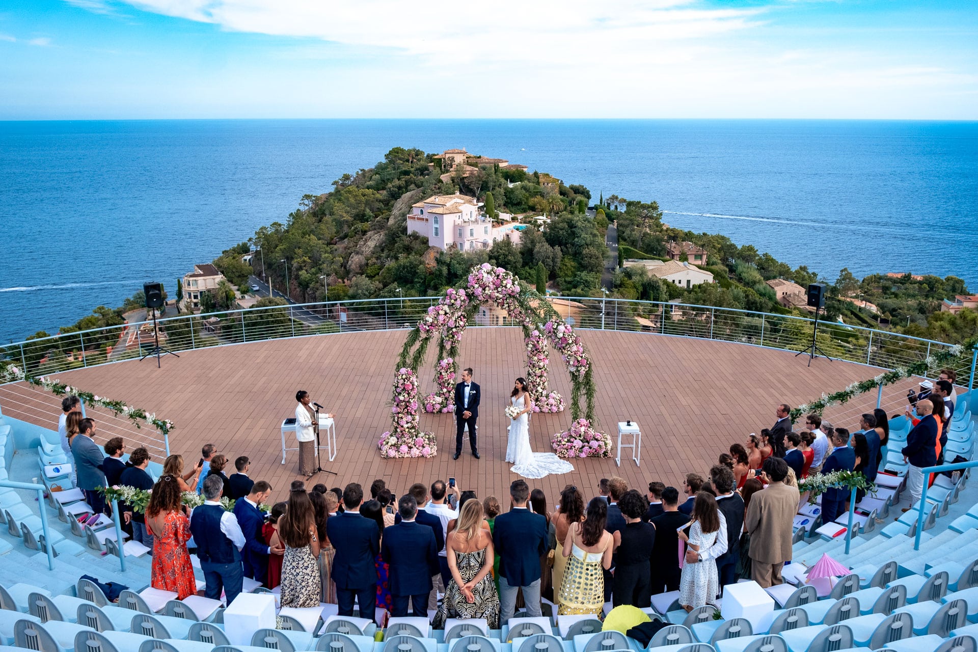 mariage au palais bulle