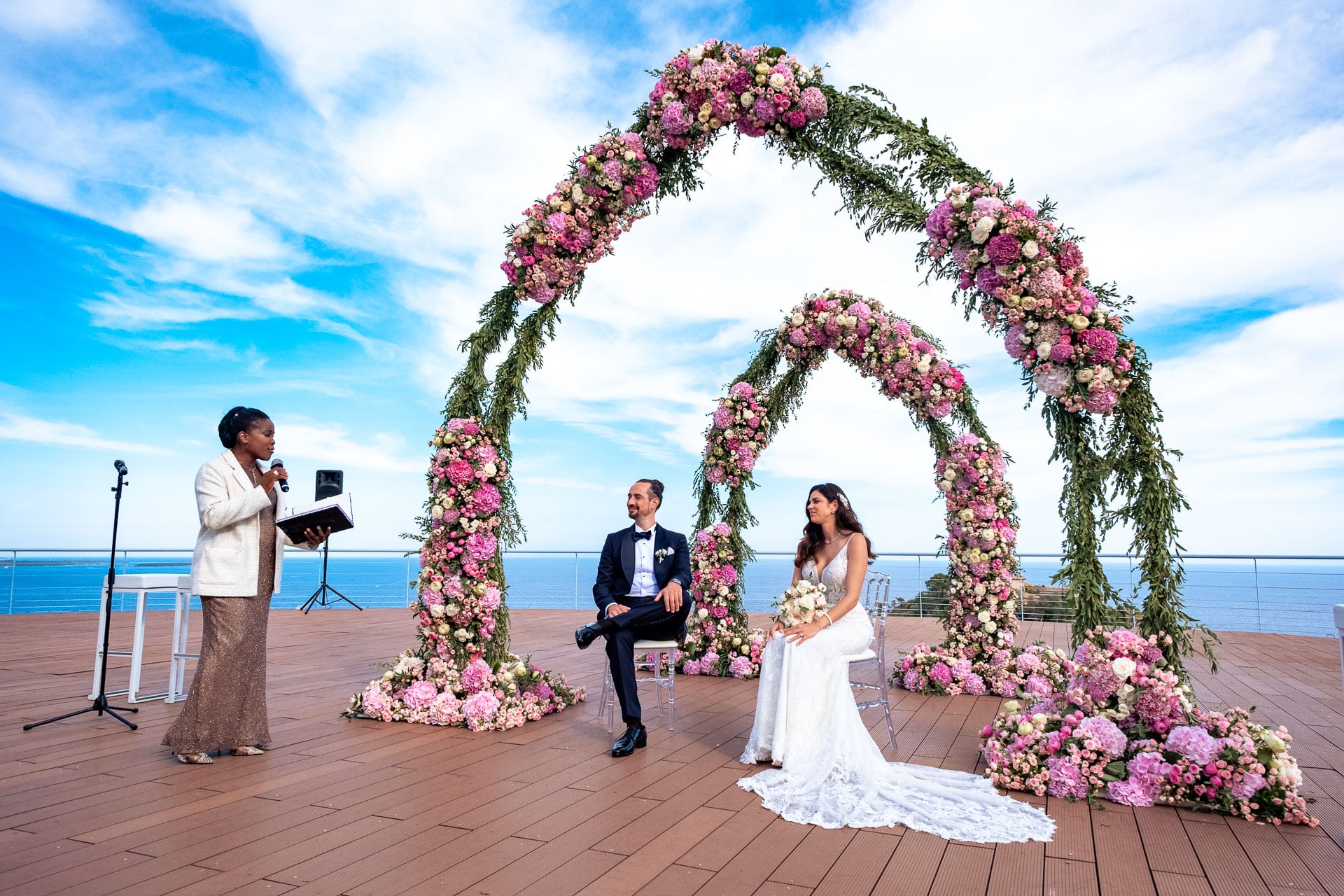 mariage au palais bulle