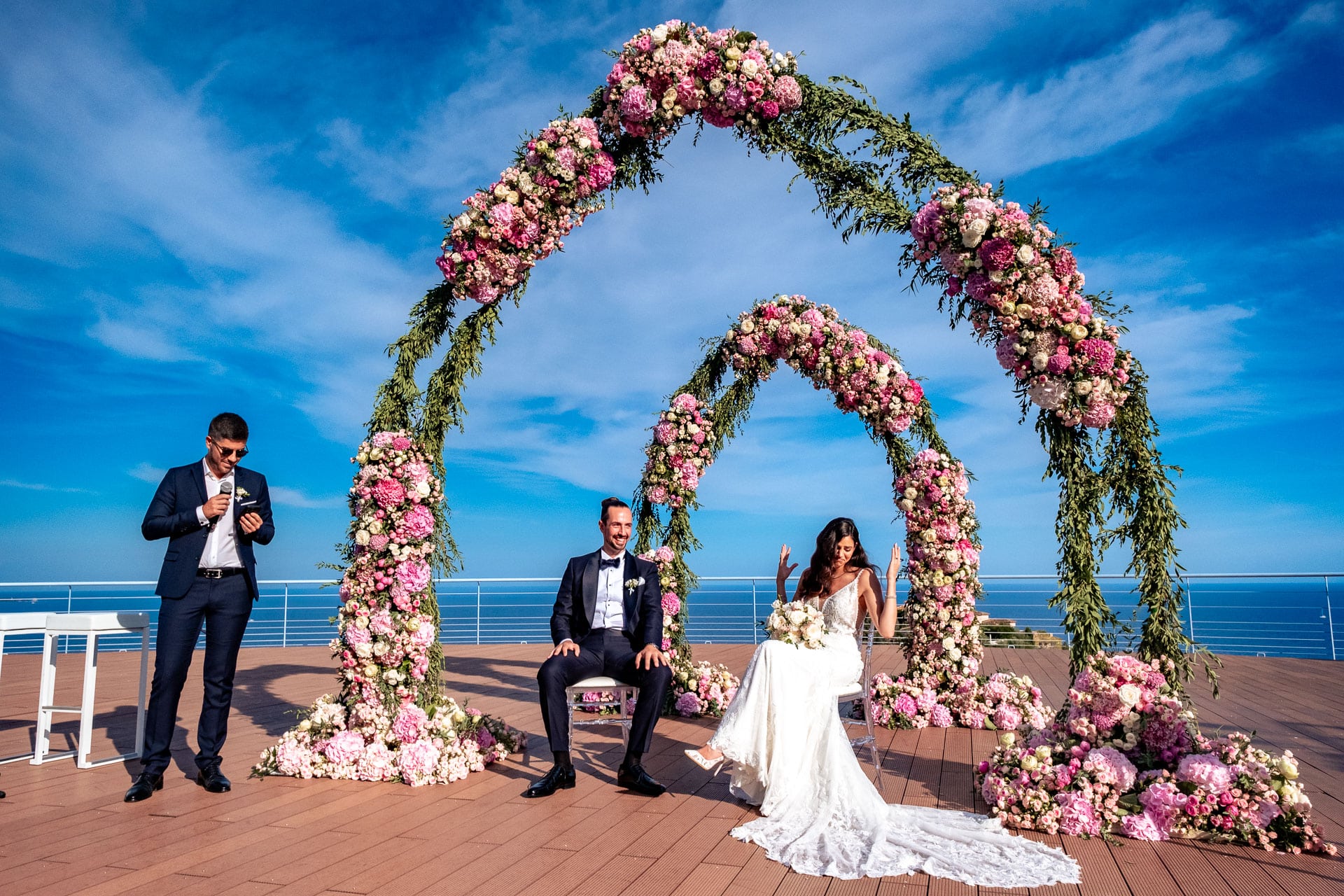 mariage au palais bulle